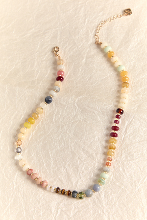 Sunset Beaded Statement Necklace - Altar'd State - 
