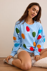 Christmas Lights Sweatshirt - Altar'd State