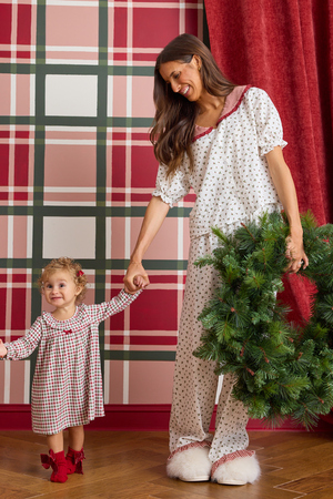 Darleen Holly Gingham Mama Pj Set - Altar'd State - 