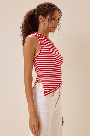 Sawyer One Shoulder Stripe Tank - Altar'd State - 