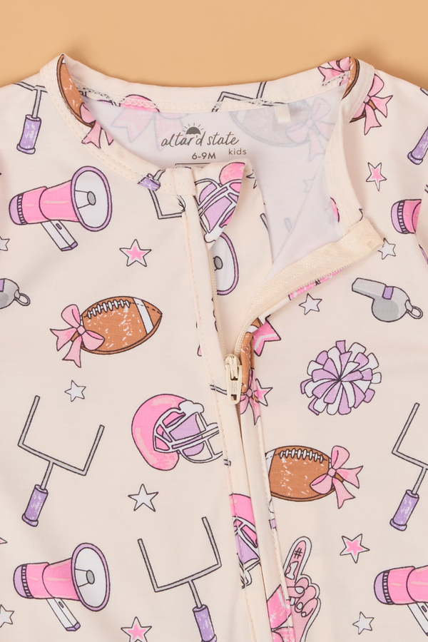 Kickoff Cutie Ruffle Footie Detail 3 - Altar'd State