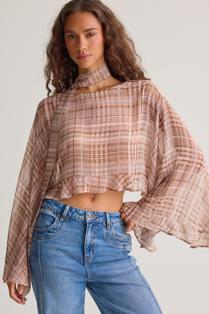 Chrissa Chiffon Top - Altar'd State
