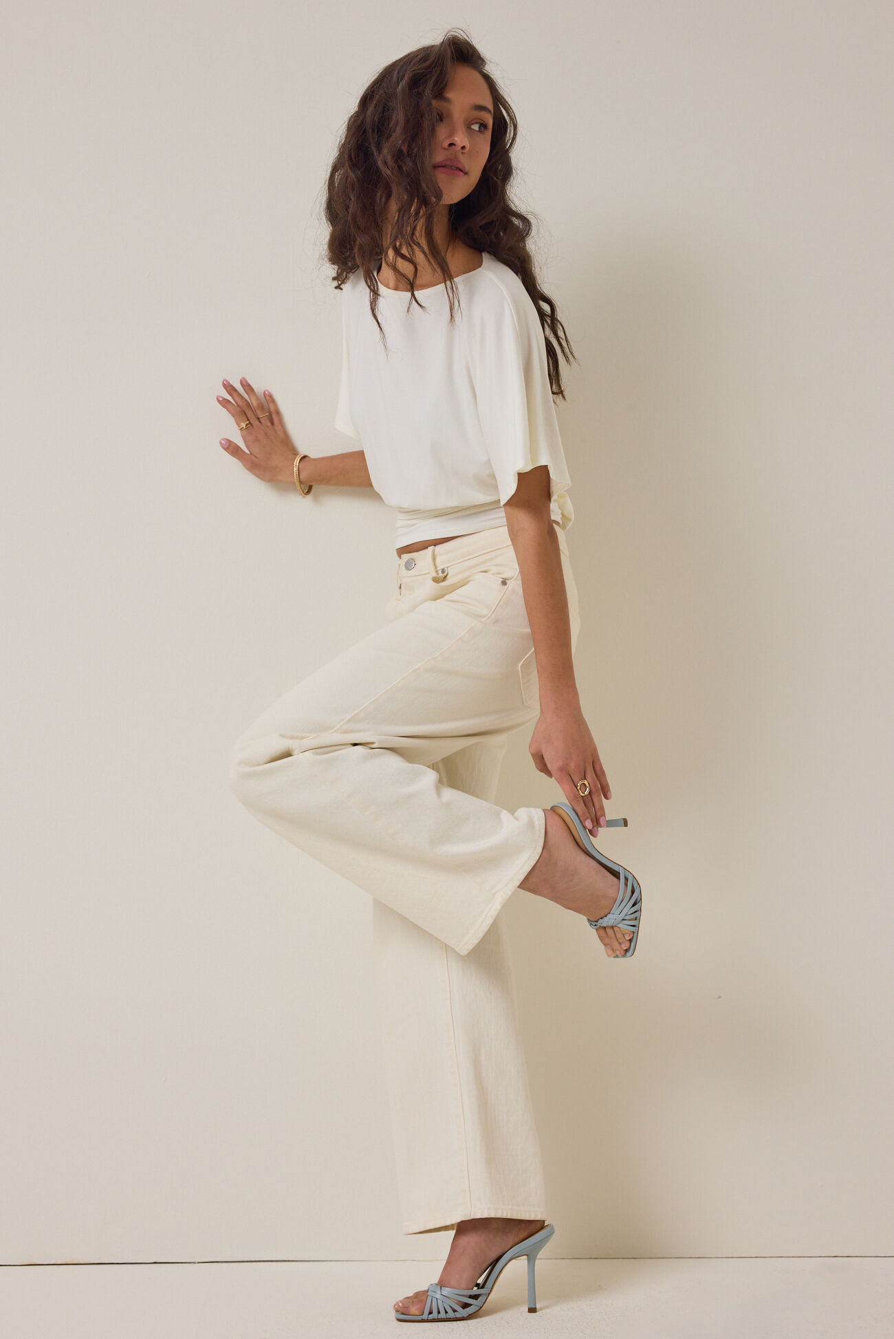 Mina Boatneck Fitted Top