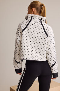 Risen Polka Dot Sherpa Quarter Zip Detail 5 - Altar'd State