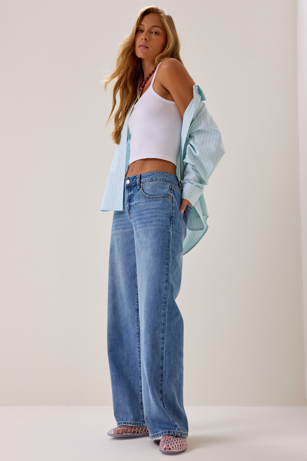 Sydney Wide Leg Jeans Detail 6 - Altar'd State