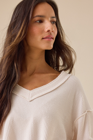 Layne Ribbed Top - Altar'd State - 