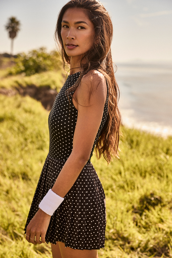 Pulse Point Polka Dot Dress Detail 4 - Altar'd State