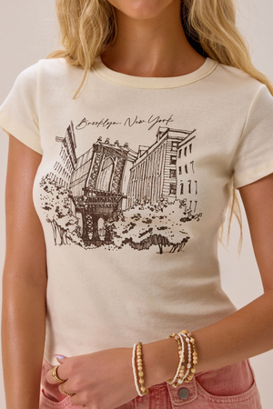 Brooklyn Baby Tee - Altar'd State - 