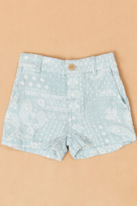 Emery Patchwork Shorts Detail 2 - Altar'd State