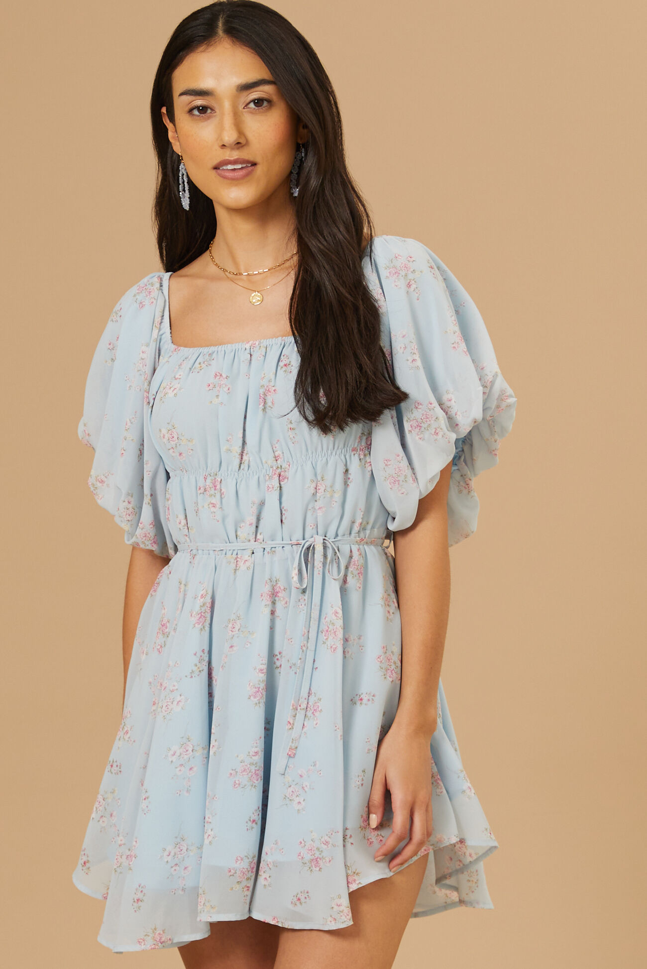 blue jean babydoll dress Prose Dress in Denim