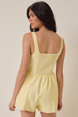 Moran Striped Romper - Altar'd State - 