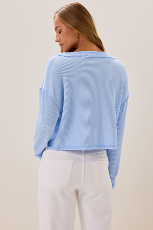 Layne Ribbed Top - Altar'd State - 