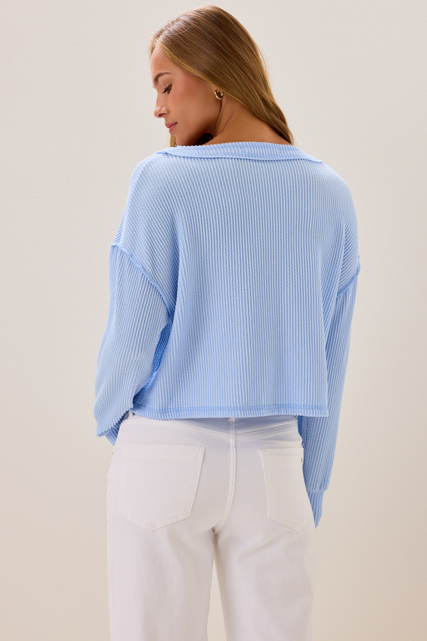 Layne Ribbed Top Detail 4 - Altar'd State