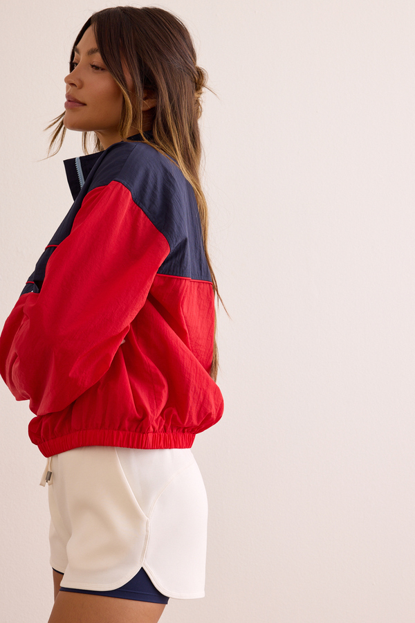 Pivot Striped Quarter-Zip Detail 5 - Altar'd State