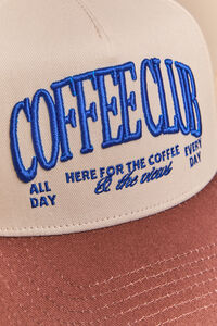 Coffee Club Trucker Hat Detail 2 - Altar'd State