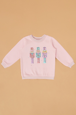 Nutcracker Sequin Sweatshirt - Altar'd State - 