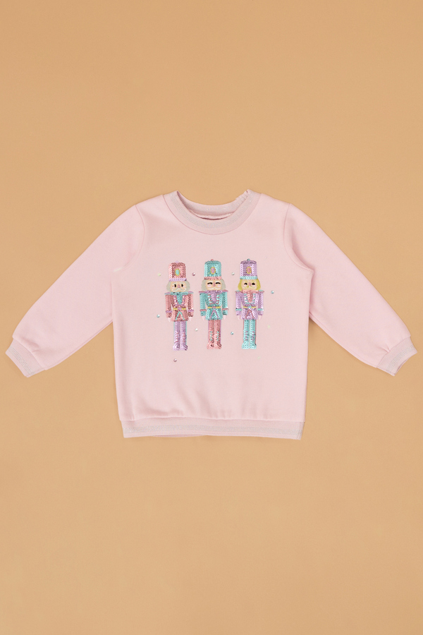 Nutcracker Sequin Sweatshirt Detail 4 - Altar'd State