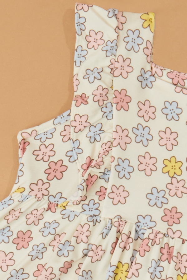 Sara Floral Tank and Shorts Set Detail 2 - Altar'd State
