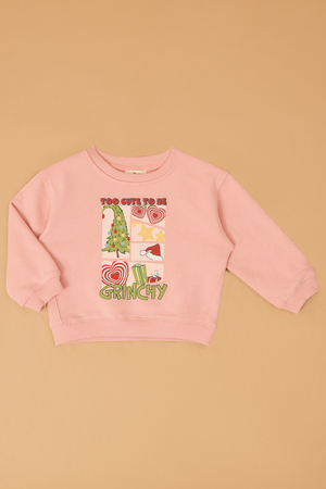 Too Cute To Be Grinchy Pullover - Altar'd State