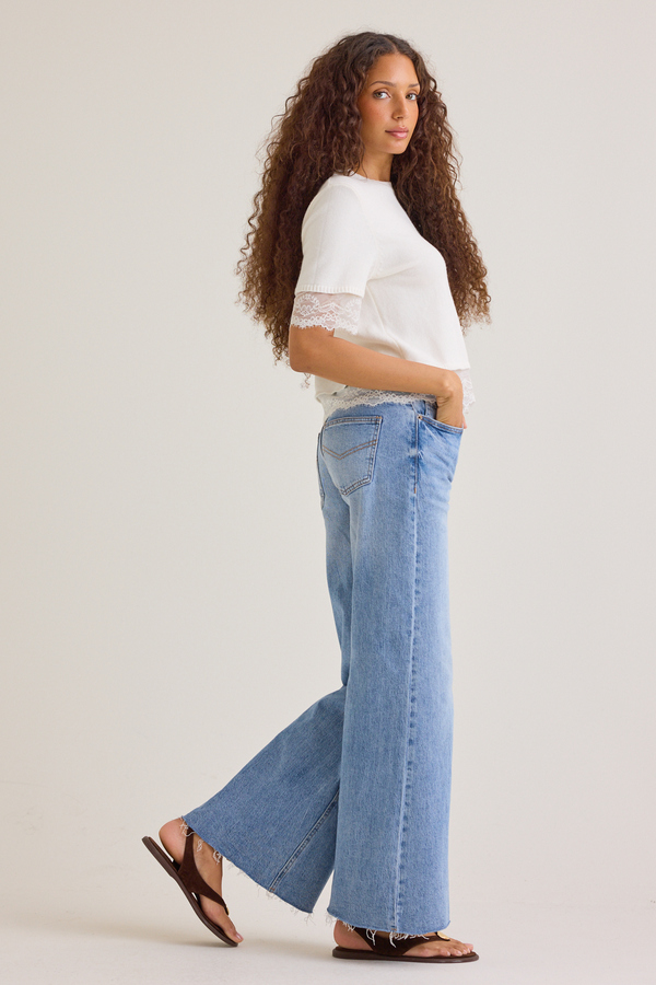 Sol Lace Trim Sweater Detail 4 - Altar'd State