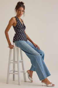 Brianna Dot Satin Tank Detail 3 - Altar'd State