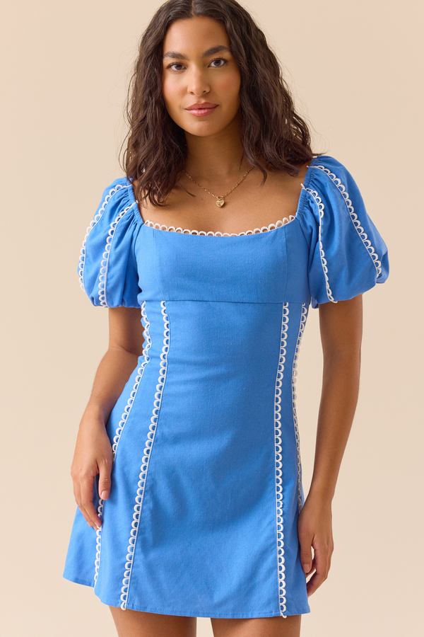 Samara Mini Dress Detail 2 - Altar'd State