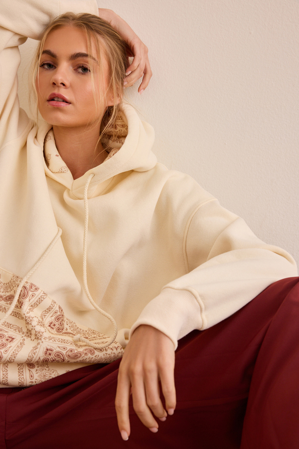 Trot Bandana Hoodie Detail 4 - Altar'd State