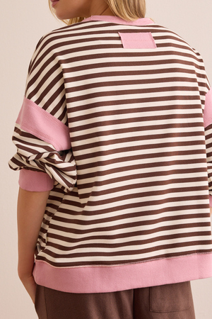 Go-To Stripe Pullover - Altar'd State