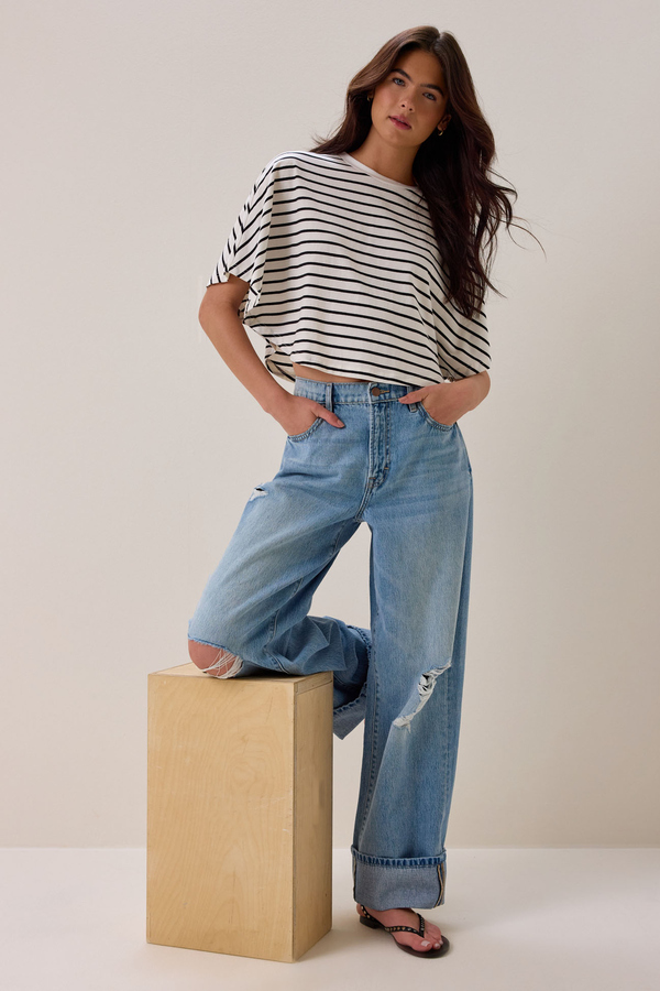 Ophelia Baggy Jean Detail 5 - Altar'd State