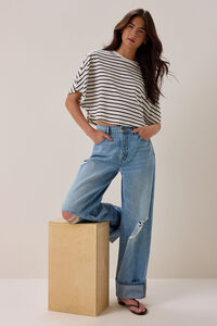 Ophelia Baggy Jean Detail 5 - Altar'd State
