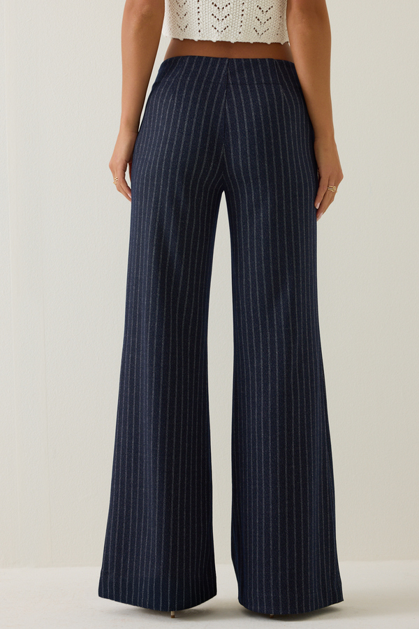 Kamille Stripe Wide Leg Trouser Detail 5 - Altar'd State