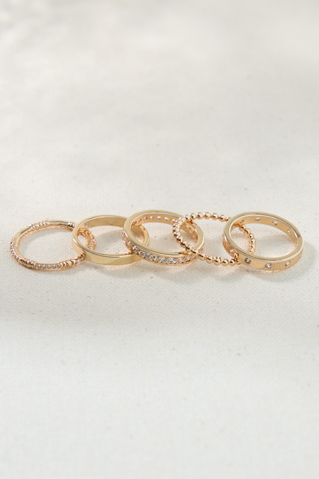 Crystal Ring Set - Altar'd State
