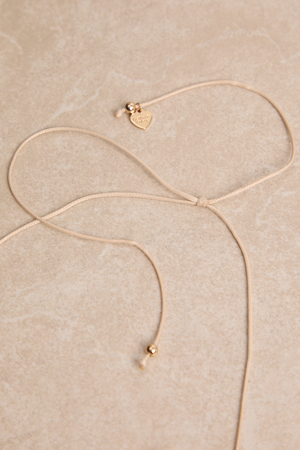 Blythe Long Wooden and Gold Statement Necklace - Altar'd State - 