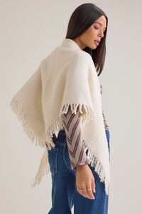 Sawyer Fringe Triangle Scarf Detail 5 - Altar'd State