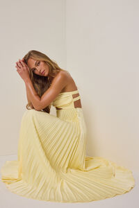 Nellie Satin Maxi Dress - Altar'd State