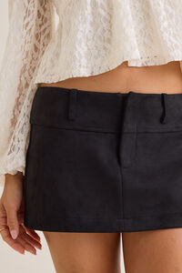 Raelyn Suede Mini Skirt Detail 2 - Altar'd State