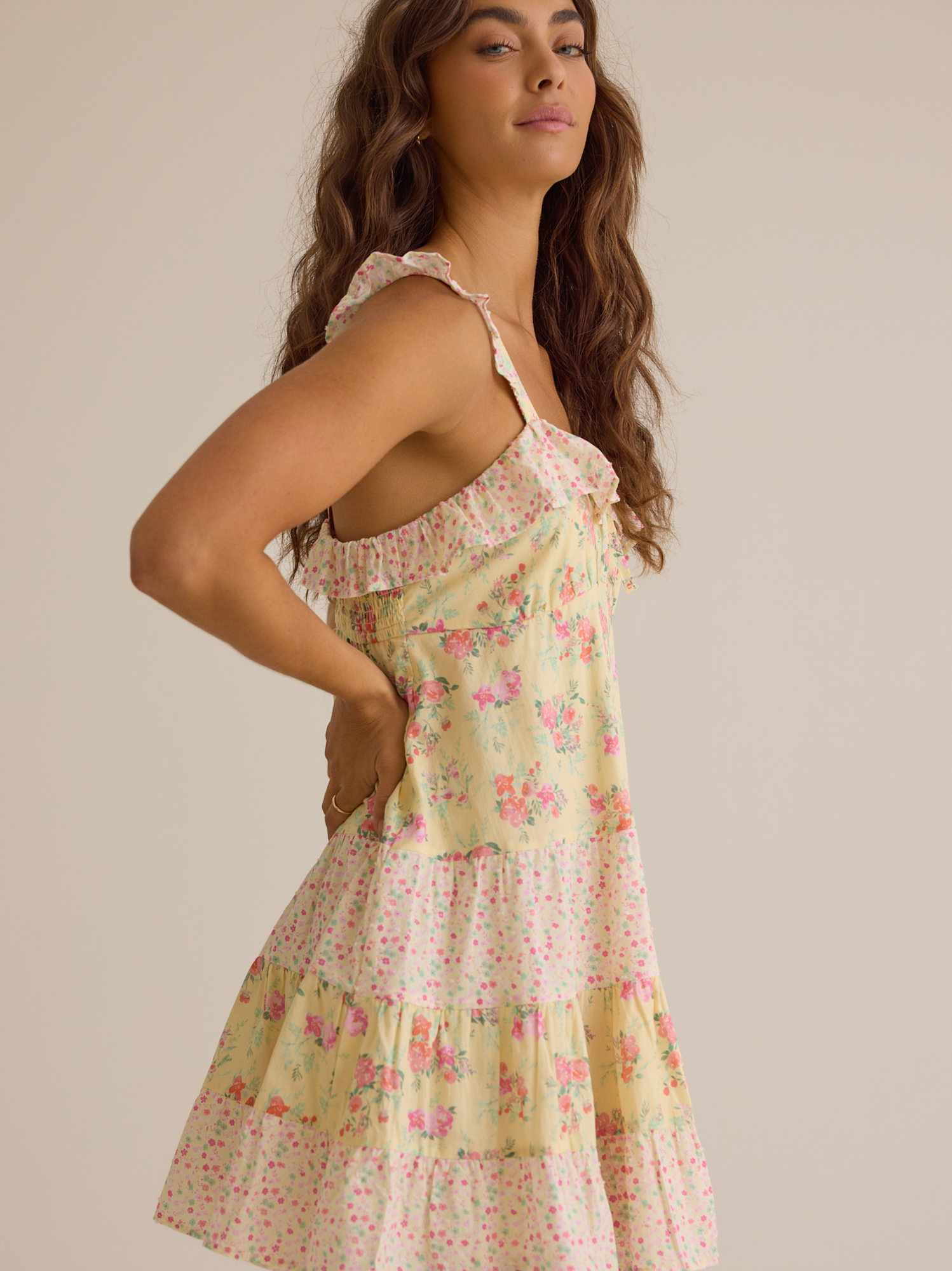 frame strapless mini dress Ramie Strapless Mini Dress Blue