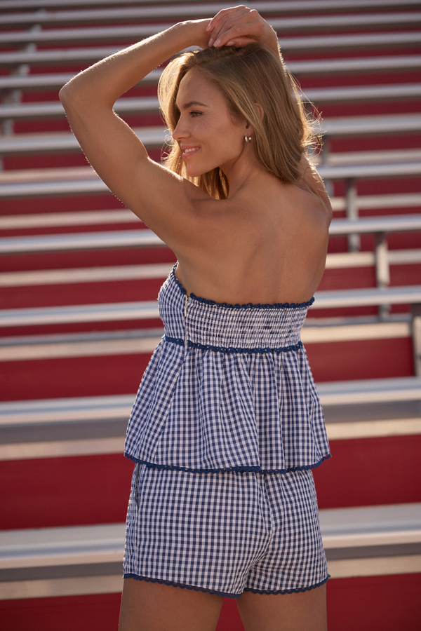 Sharpay Gingham Short Detail 3 - Altar'd State