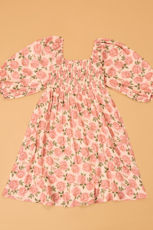 Zainy Floral Midi Toddler Dress - Altar'd State - 