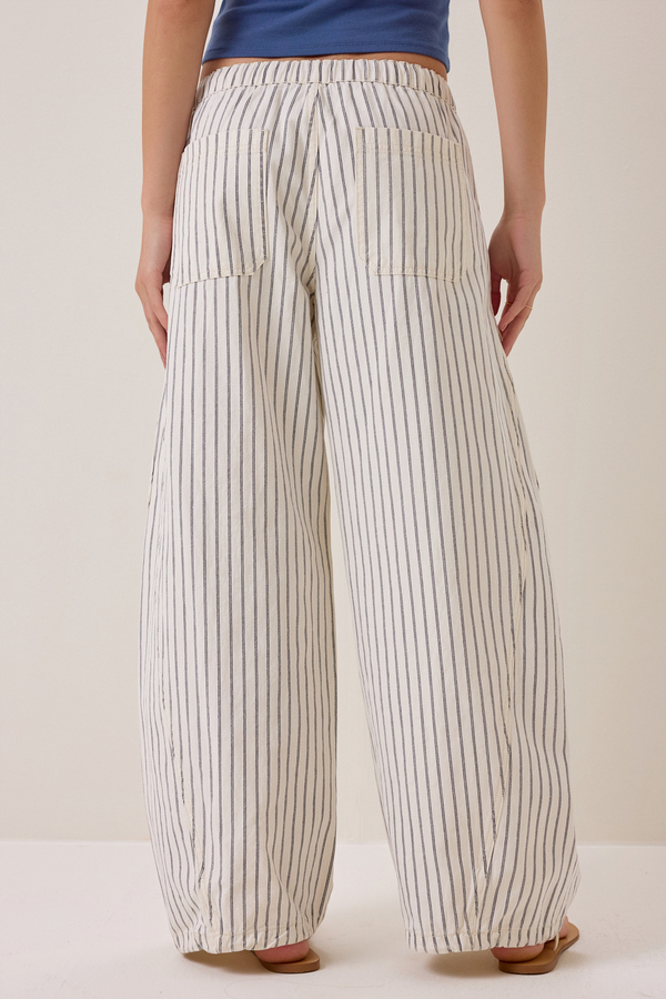Sophia Stripe Pant Detail 5 - Altar'd State
