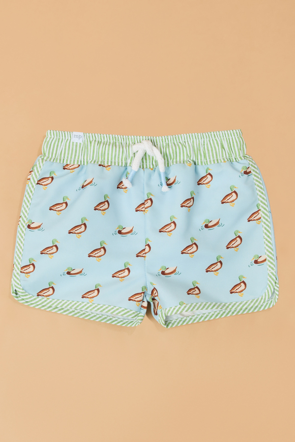 Dexter Duck Swim Trunks by Mudpie - Altar'd State