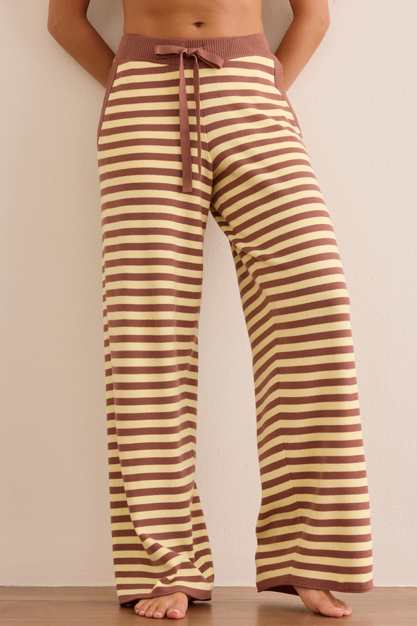 Flow Stripe Wide Leg Pant Detail 3 - Altar'd State