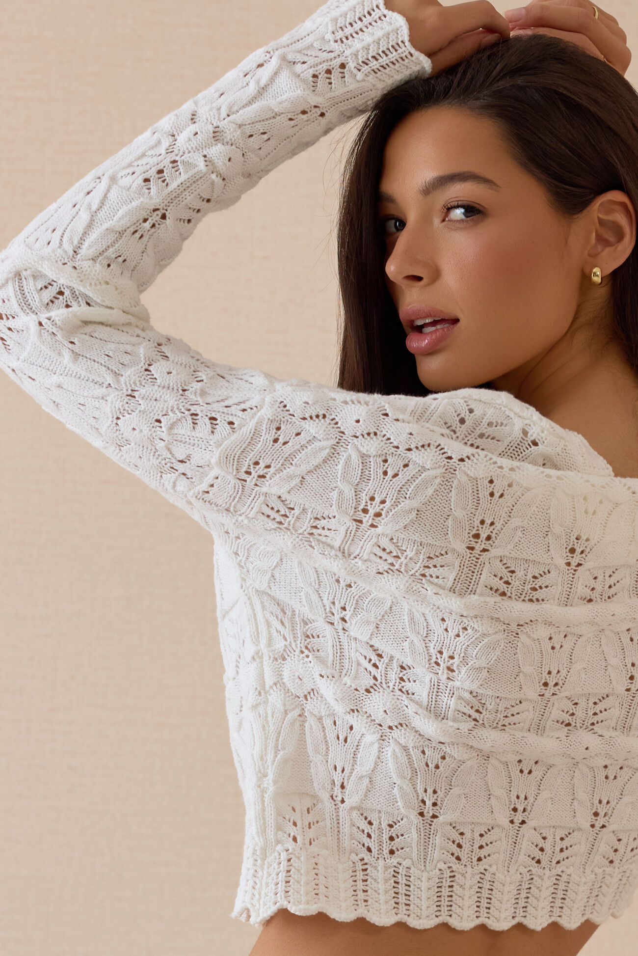 Ottiline Pointelle Button Up Top