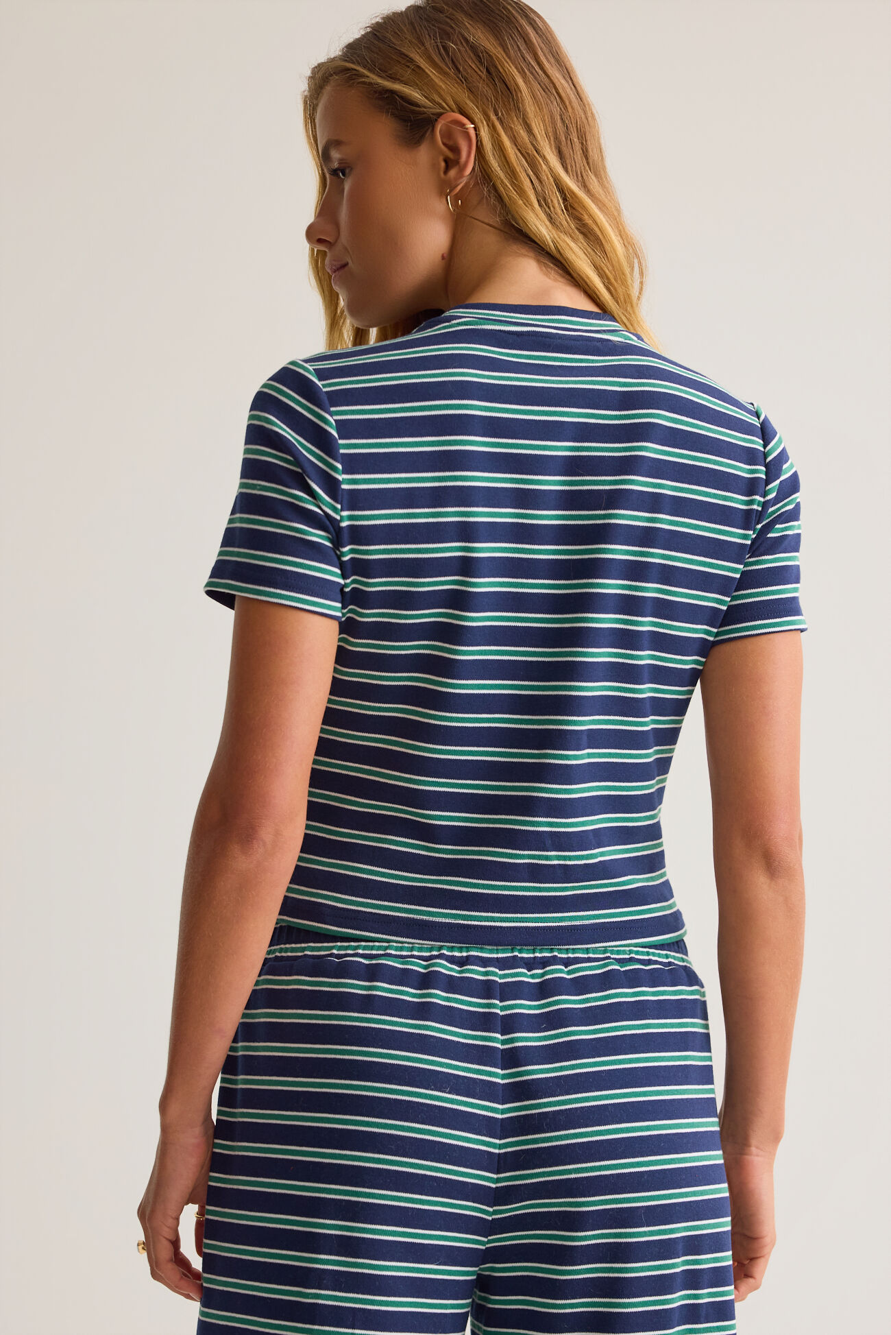 Santorini Striped Knit Top