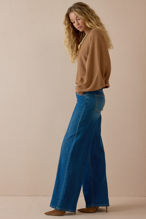 Marlo Dolman Sleeve Pullover Sweater - Altar'd State - 