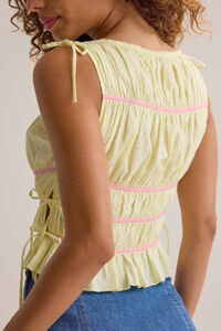 Nolana Smocked Stitch Top Detail 6 - Altar'd State