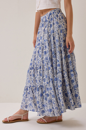 Solara Tiered Maxi Skirt - Altar'd State - 