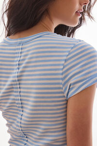 Balanced Stripe Baby Tee Detail 5 - Altar'd State