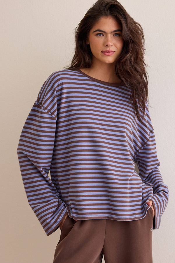 Inspire Stripe Boxy Tee - Altar'd State