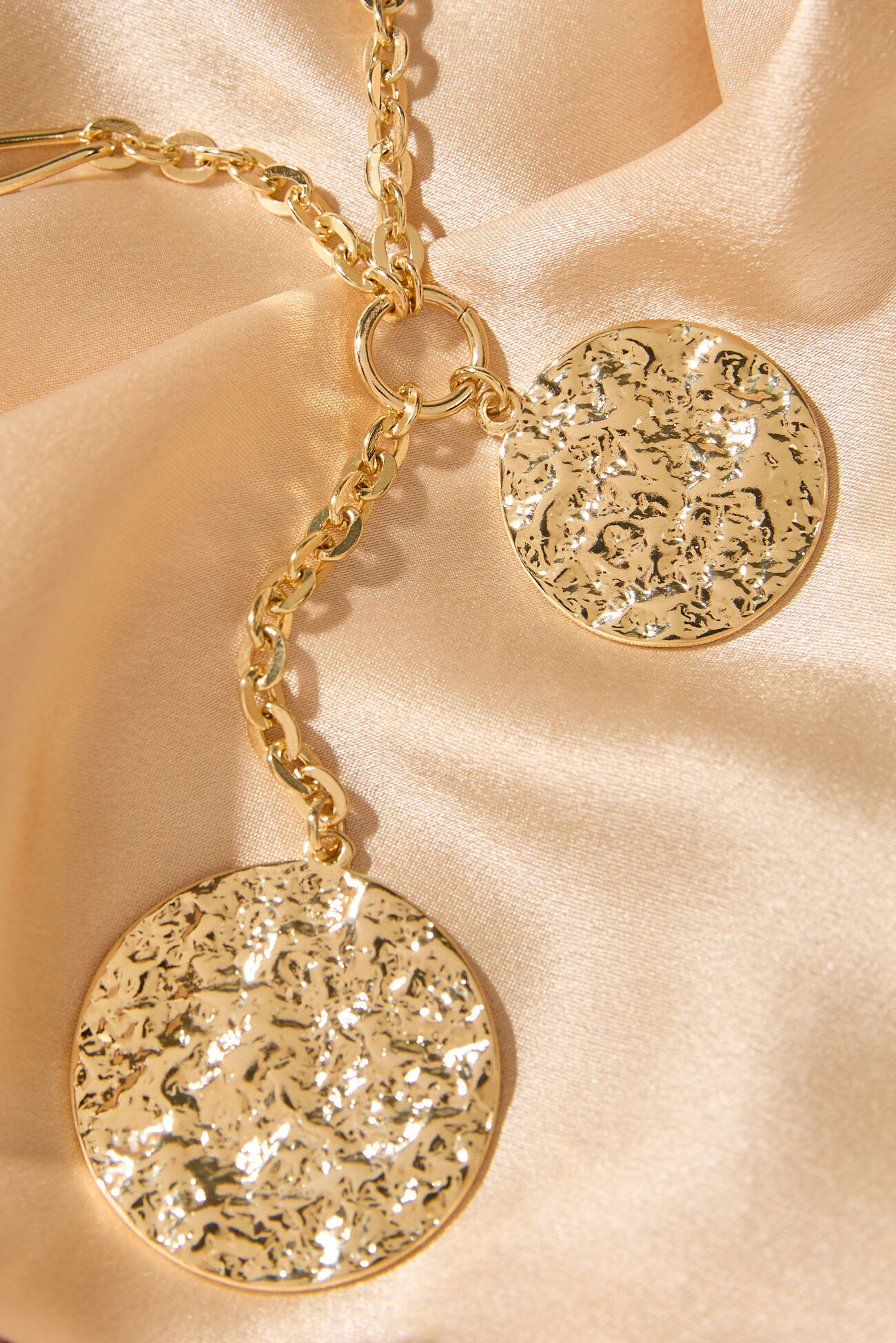 18K Gold Prim Coin Necklace